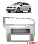 Moldura 1 Din Fiamon Para Volkswagen Golf 2014 em diante Com Porta Objetos - Grafite Original