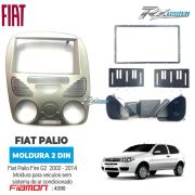 Moldura 2 Din Fiamon Para Fiat Palio Fire G2 (2002 até 2014) - Sem Ar Condicionado 