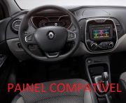 Moldura 2 DIN Fiamon Para Renault Captur, Duster, Kwid, Logan e Sandero