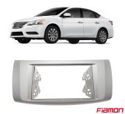 Moldura 2 Din Fiamon Para Nissan Sentra 2014 2015 - Grafite - 3240