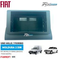 Moldura 2 DIN Fiamon Para Fiat Fiorino e Uno Mille (2004-2013) - 4255