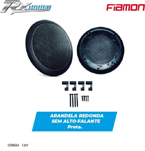 Arandela 6" redonda para embutir Preta ou Branca - (somente a tela).