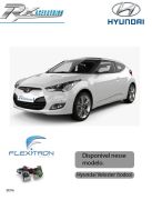 Central de rebatimento dos retrovisores - Hyundai i30 (2013/diante),Veloster,Kia Sorento (até 2016)