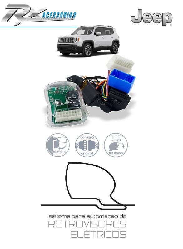 Módulo Tilt Down Inclina Retrovisor Onix Tracker 2020 em diante