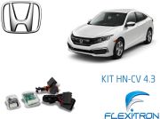 Central para automação de vidros, retrovisores e teto solar - Honda Civic G10 - KIT HN-CV 4.3