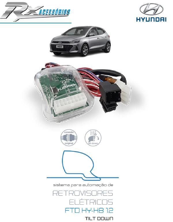 Módulo Tilt Down Inclina Retrovisor Onix Tracker 2020 em diante