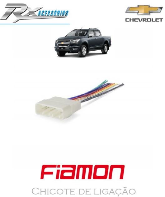 40107 - Chicote adaptador para rádios - Chevrolet S10 e Trailblazer (2013 a 2015)