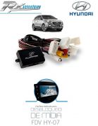 Interface de video com entrada AV e troca de canal no volante - Hyundai IX35 (2016 em diante)
