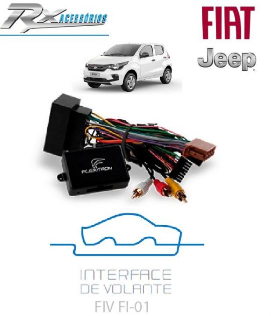 Interface Para Comando no Volante - Fiat e Jeep - FIV FI-01