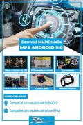 Kit Central Multimídia 9 polegadas - Android 9.0 MP5, Moldura original e câmera de ré para Toro 16/2