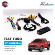 Kit Central Multimídia 9 polegadas - Android 9.0 MP5, Moldura original e câmera de ré para Toro 16/2