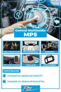 kit central Multimidia MP5 moldura original Fiat Toro