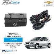 Kit farol auxiliar Shocklight para Chevrolet Celta (2012 em diante) e Prisma 2012