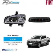 Kit farol auxiliar Shocklight Para Fiat Strada (2020 em diante)