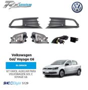 Kit farol auxiliar Shocklight para Volkswagen Gol e Voyage G6 (2012 até 2015)