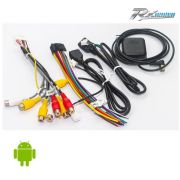 Kit Multimídia 7" com Android 9.0 - Passat 2000 a 2011 + moldura + câmera de Ré