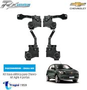 Kit trava elétrica Tragial GMA4 MN 4P Chevrolet Agile (2009 a 2014) 4 portas