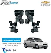 Kit trava elétrica Tragial GMC4 MN 4P Chevrolet - Corsa Classic, Sedan, Hatch e Wagon