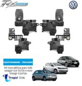 Kit trava elétrica Tragial TW4G5 MN 4 portas Volkswagen Gol G5, G6 e novo Voyage.