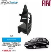 Moldura 2 DIN Fiamon para Fiat Palio, Siena, Strada, Weekend G1 1996 a 2003.