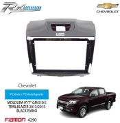 Moldura 9/7 polegadas Fiamon para Chevrolet S10 e TraiBlazer 2013 até 2015.