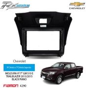 Moldura 9/7 polegadas Fiamon para Chevrolet S10 e TraiBlazer 2013 até 2015.