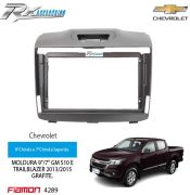 Moldura 9/7 polegadas Fiamon para Chevrolet S10 e TraiBlazer 2013 até 2015.