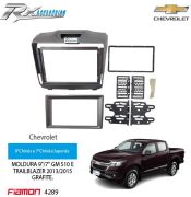 Moldura 9/7 polegadas Fiamon para Chevrolet S10 e TraiBlazer 2013 até 2015.