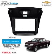 Moldura 9/7 polegadas Fiamon para Chevrolet S10 e TraiBlazer 2013 até 2015.