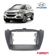 Moldura 2 Din Fiamon Para Hyundai Ix35 2010 Até 2015 - Preta - 3160