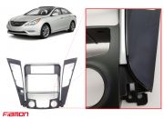 Moldura 2 Din Fiamon Para Hyundai Sonata Básico 2011 Até 2015 - 3166