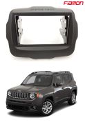 Moldura 2 Din Fiamon Para Jeep Renegade 2015 Até 2019 - Preta - 3256