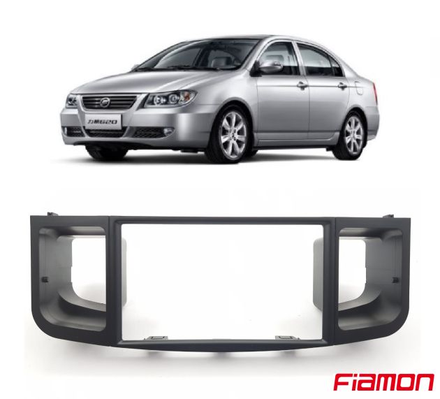 Moldura 2 Din Fiamon Para Lifan 620 - Preta - 3177