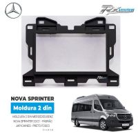Moldura 2 Din Mercedes-benz Nova Sprinter 20/21