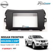 Moldura 2 DIN Fiamon específica para Nissan Frontier 2017