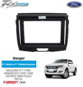 Moldura 7''/9" Fiamon para Ford Ranger 2017 em diante