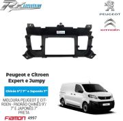 Moldura 9" / 7" Fiamon para Citroen Jumpy e Peugeot Expert - Preta - 4997