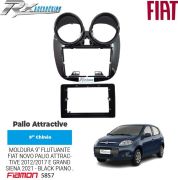 Moldura 9'' Fiamon Para Fiat Palio Attractive 2012 até 2017 e Grand Siena 2021 em diante.