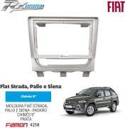Moldura 9" Fiat Palio, Strada (Normal, Adventure e Weekend) e Siena 2013 a 2019
