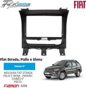 Moldura 9" Fiat Palio, Strada (Normal, Adventure e Weekend) e Siena 2013 a 2019