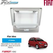 Moldura 9 polegadas Fiamon para Fiat Idea 2013 até 2018.