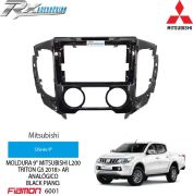 Moldura 9 polegadas Fiamon para Mitsubishi L200 Triton G5 2018 em diante - Black Piano