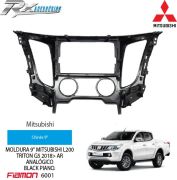 Moldura 9 polegadas Fiamon para Mitsubishi L200 Triton G5 2018 em diante - Black Piano