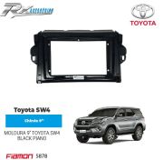 Moldura 9 Polegadas Fiamon para Toyota SW4 (2016 em diante) - Black Piano - 5878