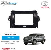 Moldura 9 Polegadas Fiamon para Toyota SW4 (2016 em diante) - Black Piano - 5878