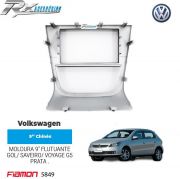 Moldura 9 Polegadas Fiamon para Volkswagen G5 Gol, Voyage e Saveiro