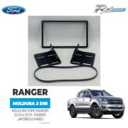 Moldura 2 DIN Fiamon Ford Ranger 2016 Até 2021