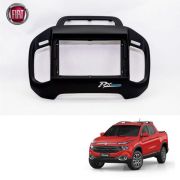 Moldura Fiat Toro Padrão 9 Polegadas  Preto Fosco