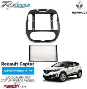 Moldura padrão Pioneer 8'' e 9" para Renault Captur